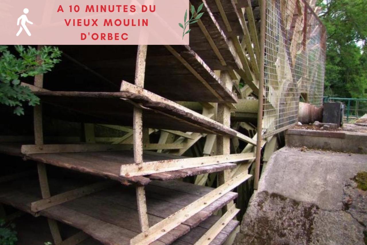 Suite Jungle - Jardin, Netflix Et Parking - Le Manoir Aux Pommes Orbec Ngoại thất bức ảnh